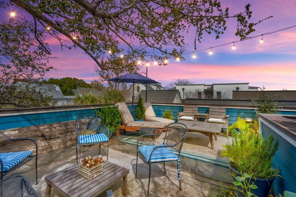 Elegant Sunlit Home With Private Rooftop Oasis Charleston Buitenkant foto